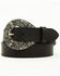 Image #2 - Idyllwind Women's Ember Horseshoe Buckle Belt, Black, hi-res