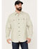 Image #1 - Dakota Grizzly Men's Major Long Sleeve Button-Down Flannel Shirt, Natural, hi-res