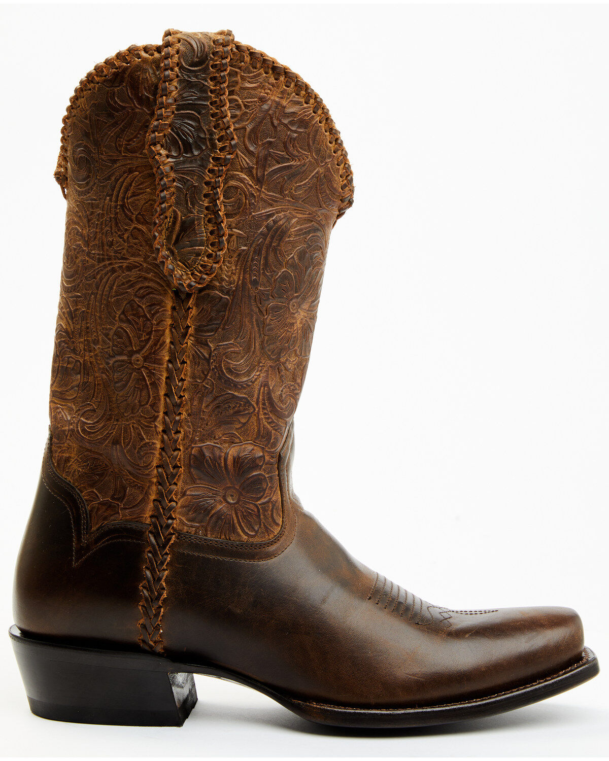 Product Name:  Moonshine Spirit Men's Pancho Tooled Western Boots - Square Toe