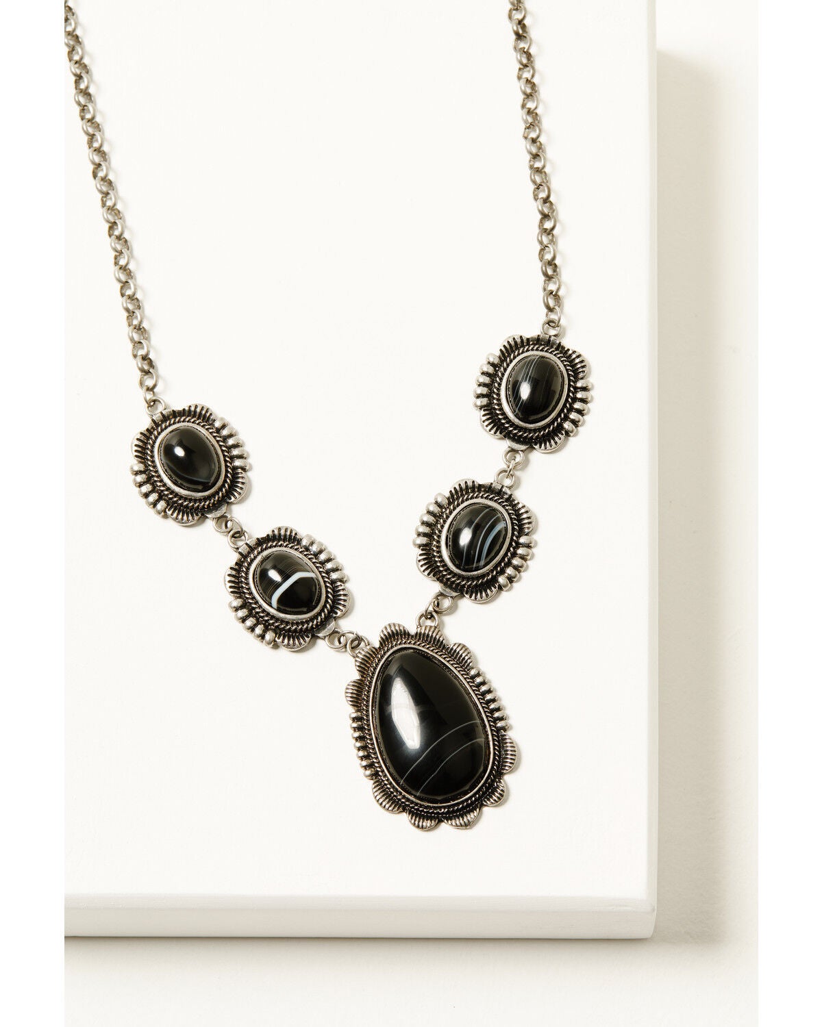 Shyanne Women's Strawberry Skies Statement Necklace, Black, hi-res