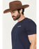 Image #3 - Smith & Wesson Men's Americana Flag Border Short Sleeve Graphic T-Shirt, Navy, hi-res