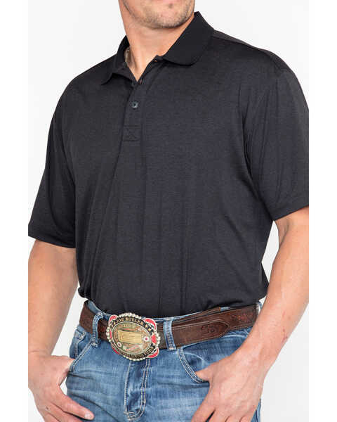 Image #3 - Cody James Black Short Sleeve Tech Polo Shirt , , hi-res