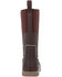 Image #5 - Muck Boots Women's Originals Tall Fleece Boots - Round Toe, Dark Brown, hi-res
