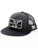 Image #1 - RopeSmart Men's Logo Patch Mesh-Back Trucker Cap, Black, hi-res