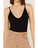 Free People Women's Rosie Duo Bodysuit, Black, hi-res