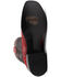 Image #7 - Ferrini Men's Roughrider Western Boots - Square Toe, Red, hi-res