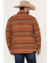 Image #4 - Pendleton Men's Striped Sherpa-Lined Snap Western Shirt Jacket , Brown, hi-res