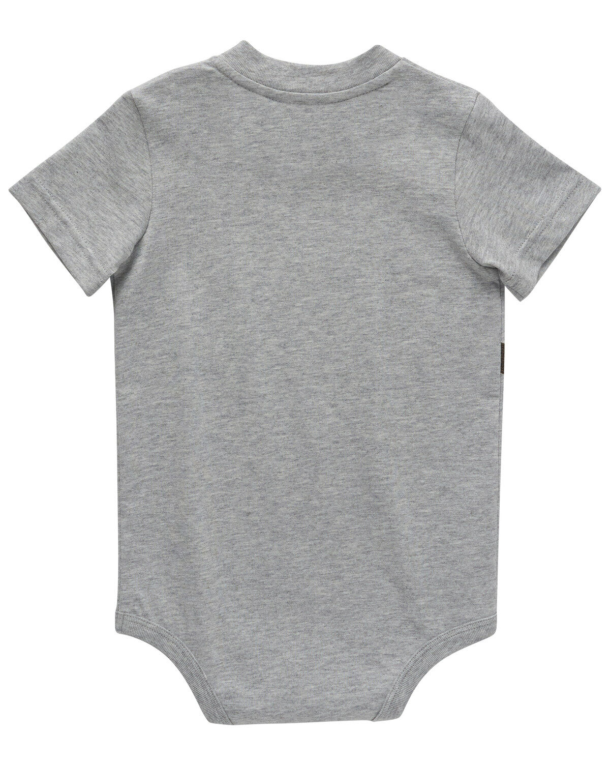 Image #2 - Carhartt Infant Boys' Short Sleeve Toolbelt Onesie, Heather Grey, hi-res