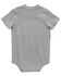Image #2 - Carhartt Infant Boys' Short Sleeve Toolbelt Onesie, Heather Grey, hi-res
