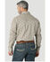 Wrangler 20X Men's FR Southwestern Geo Print Long Sleeve Pearl Snap Western Work Shirt - Big, Tan, hi-res