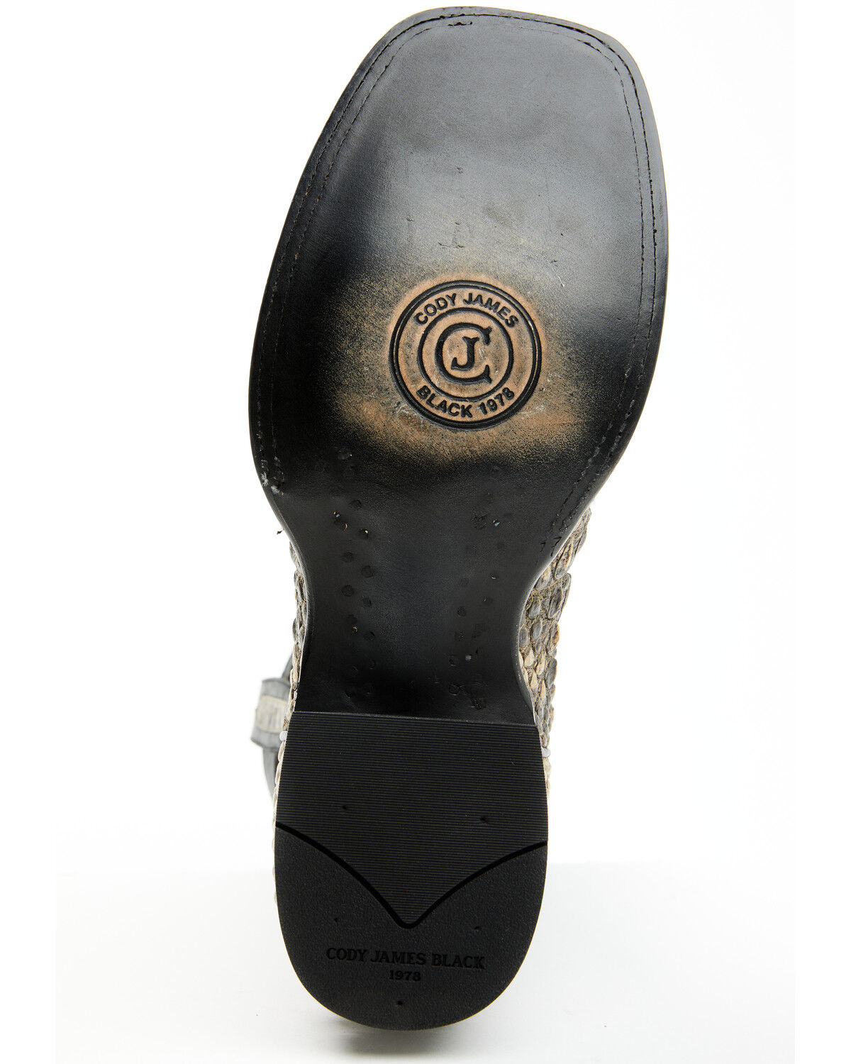Image #7 - Cody James Black 1978® Men's Tillman Exotic Hornback Alligator Western Boots - Broad Square Toe, , hi-res
