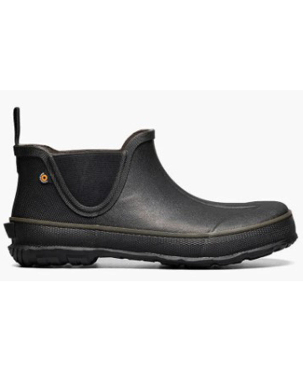 Image #2 - Bogs Men's Digger Slip-On Waterproof Work Boots - Round Toe, Black, hi-res