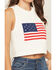Image #3 - Show Me Your Mumu Women's Milo American Flag Knit Tank, White, hi-res