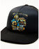 Image #2 - Brixton x Willie Nelson Men's On The Road Again Ball Cap, Black, hi-res