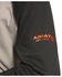 Image #3 - Ariat Men's FR Long Sleeve Baseball Work T-Shirt, Black, hi-res