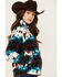 Image #2 - Ariat Women's Southwestern Print Berber Snap Front Pullover - Plus , Multi, hi-res