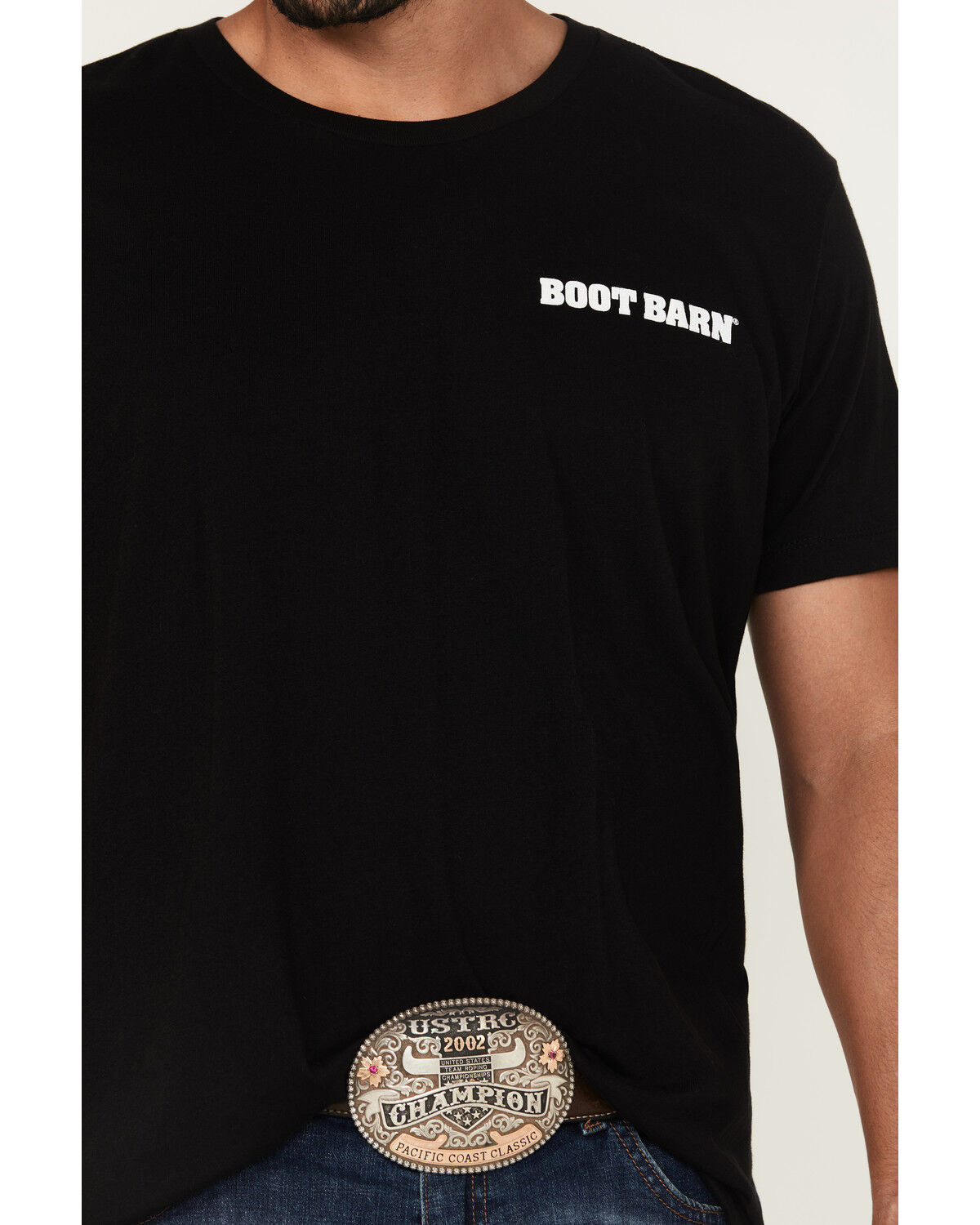 Image #3 - Boot Barn Men's Logo Short Sleeve Graphic T-Shirt, Black, hi-res