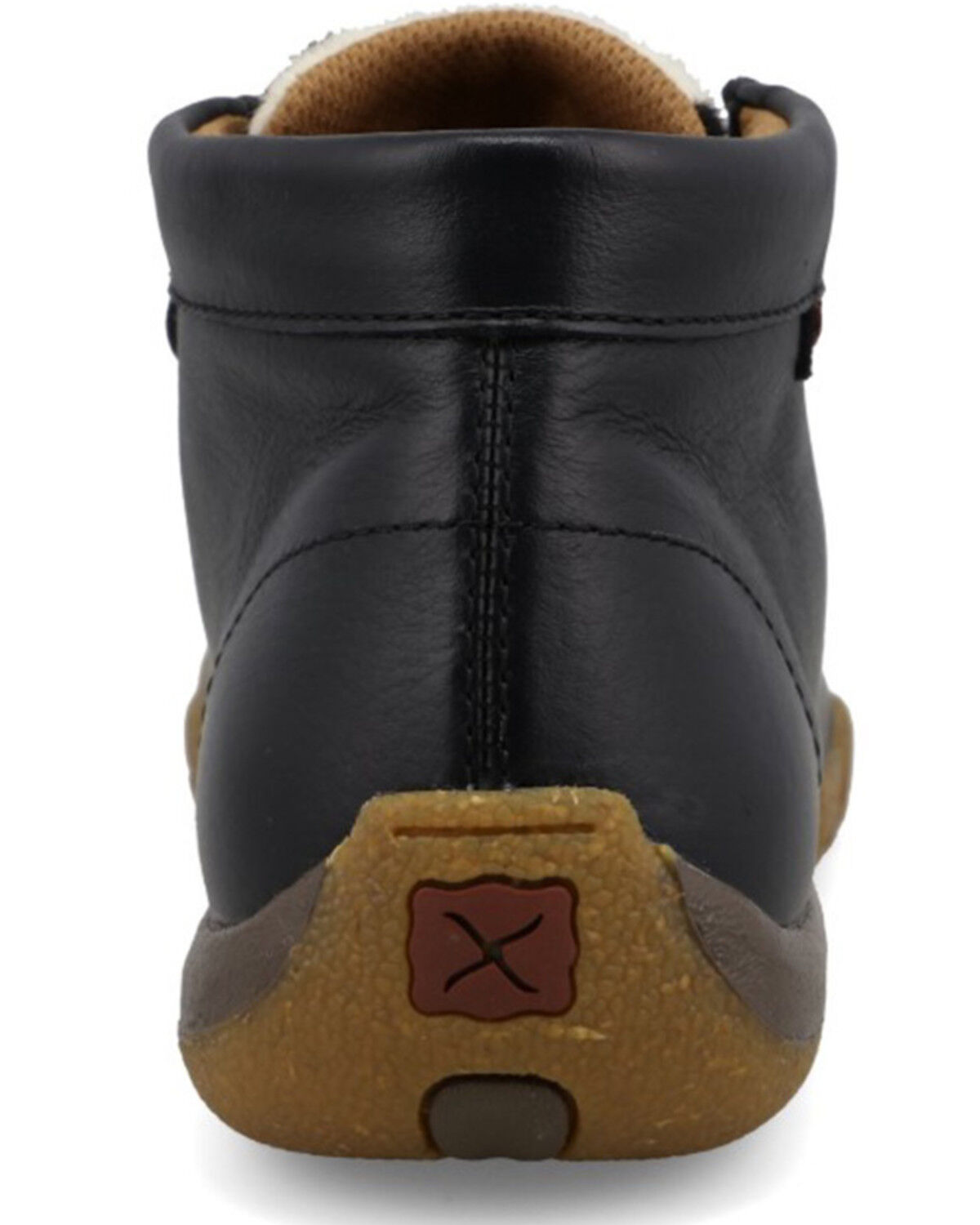 Image #5 - Twisted X Women's Chukka Driving Moc Shoes, Black/white, hi-res