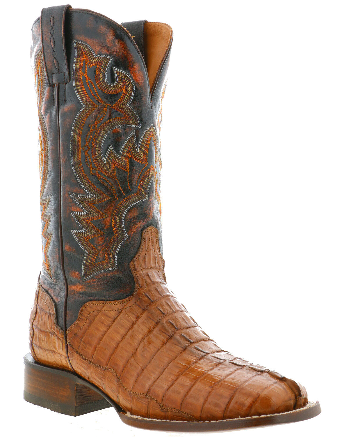 caiman skin boots