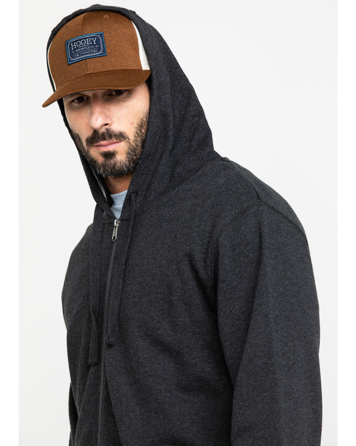 Image #5 - Wrangler Riggs Men's Terry Solid Full Zip Work Hooded Jacket, , hi-res