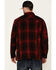 Image #4 - Hawx Men's Red Timberline Sherpa-Lined Flannel Work Shirt Jacket - Tall, , hi-res