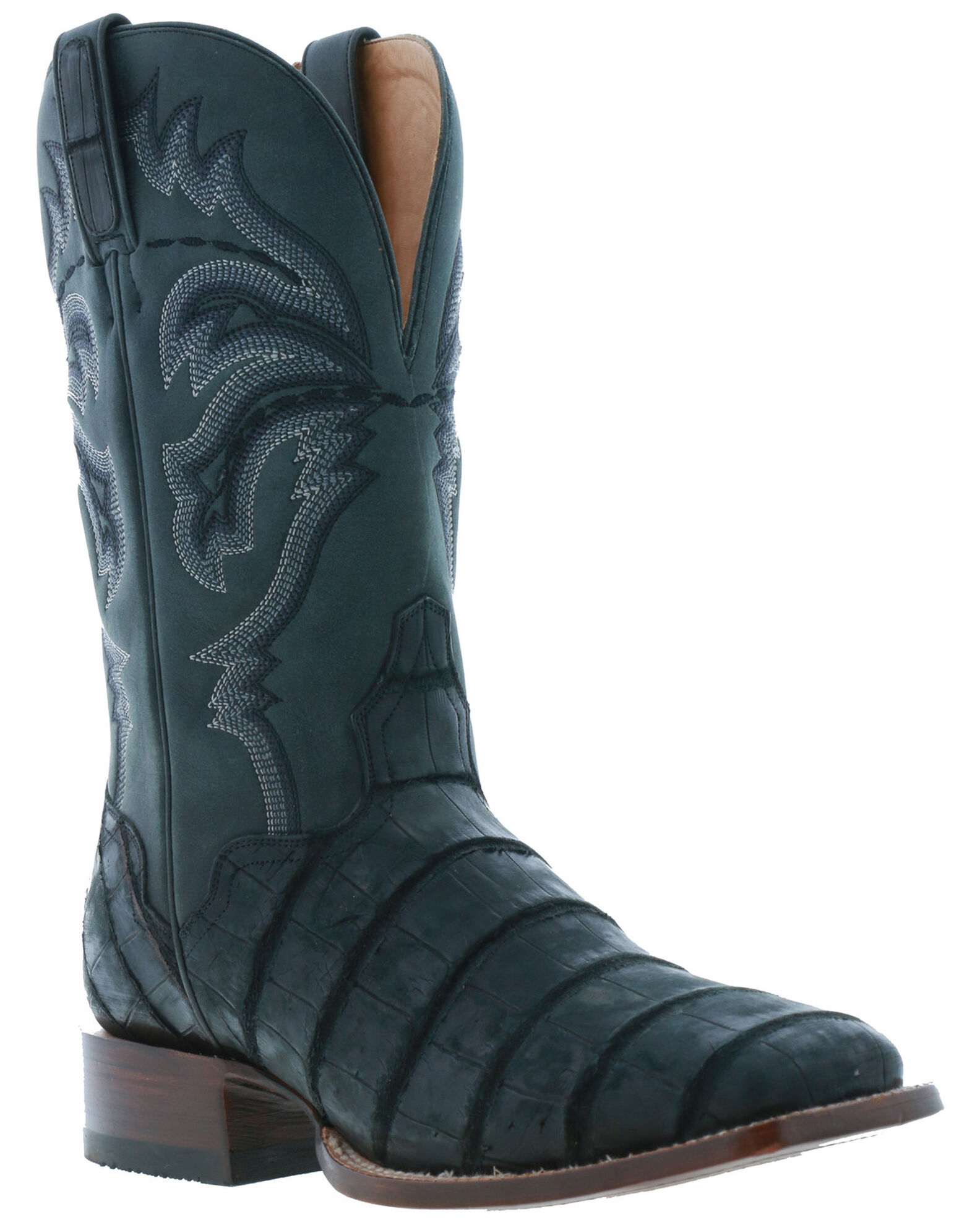 El dorado men's caiman square shop toe western boots
