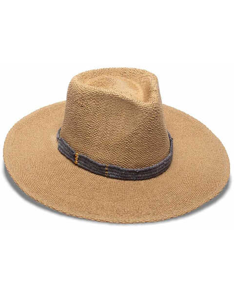 Image #1 - Nikki Beach Women's Sahara Straw Rancher Hat , Tan, hi-res