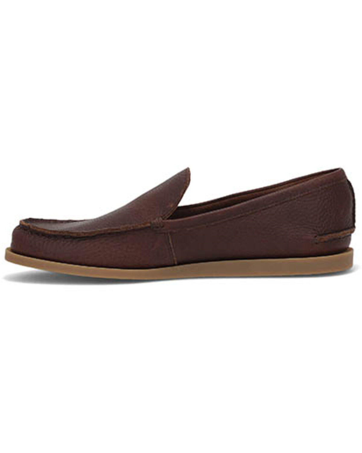 Image #3 - Frye Men's Mason Slip-On Casual Shoes - Moc Toe, Dark Brown, hi-res
