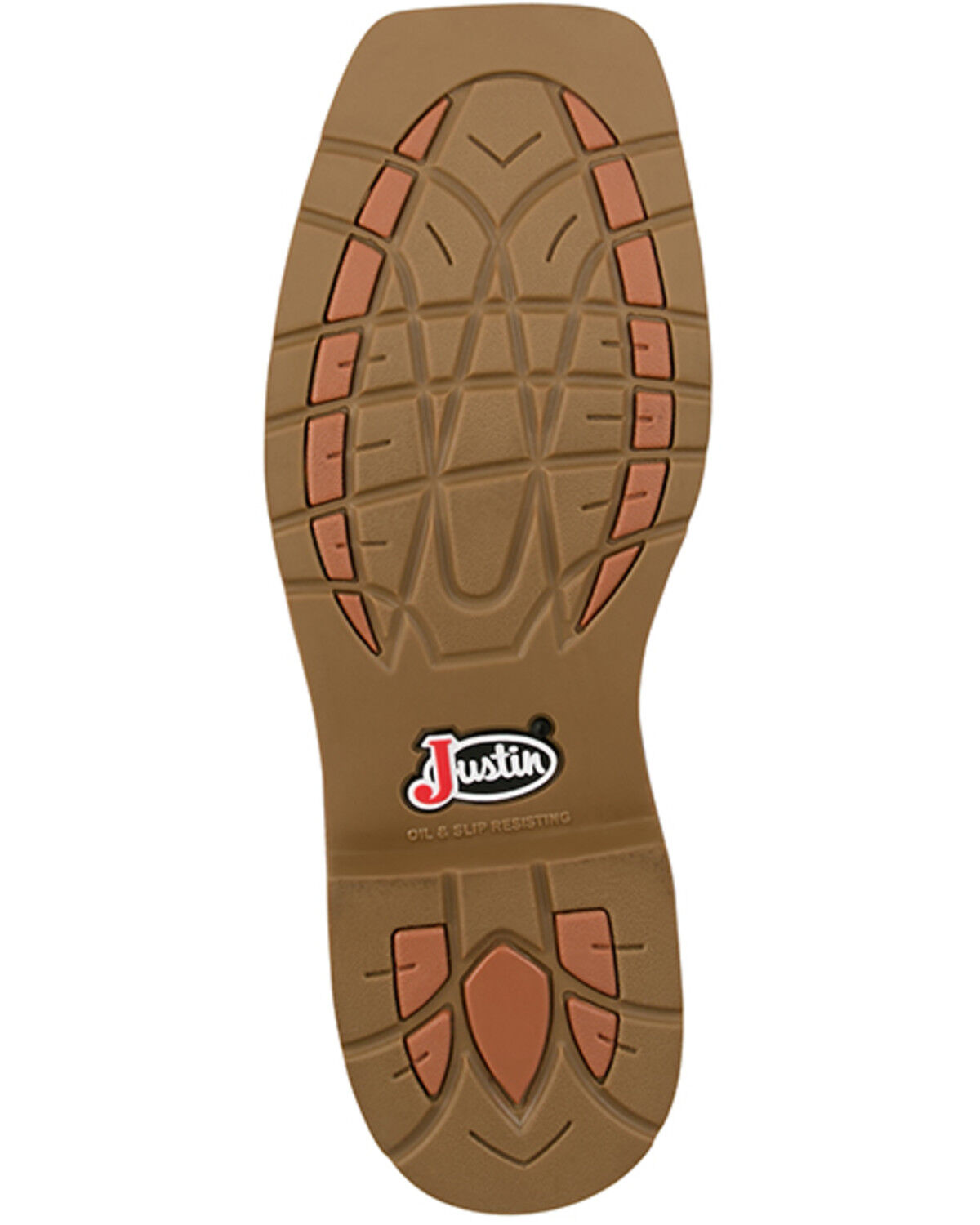 Image #7 - Justin Men's 11" Stampede Daywork Waterproof Work Boots - Steel Toe, Brown, hi-res