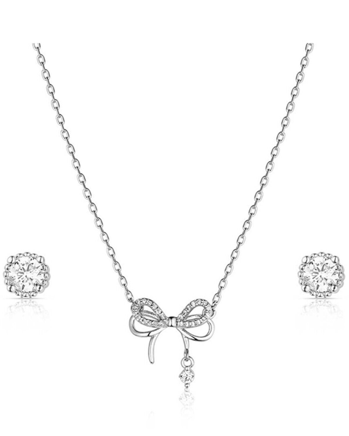 Image #1 - Montana Silversmiths Women's Sweetheart Jewelry Set - 2 Piece, Silver, hi-res