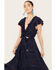 Beyond The Radar Women's Print Picnic Dress, Navy, hi-res