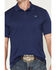 Image #3 - Ariat Men's TEK Short Sleeve Polo - Big, Navy, hi-res
