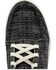 Wrangler Footwear Youth Classic Low Top Shoe, Black/white, hi-res