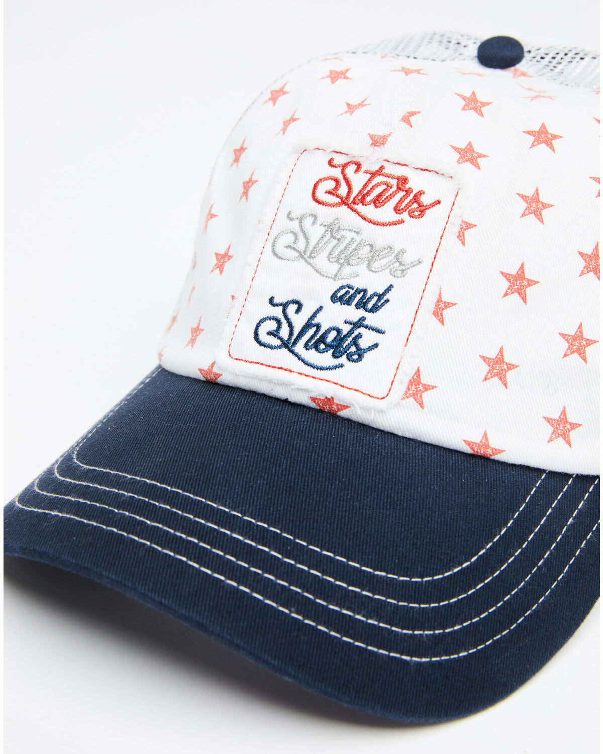 Image #2 - Shyanne Women's Stars Stripes And Shots Patch Ball Cap, Tan, hi-res