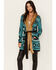Image #1 - Tasha Polizzi Women's Garibaldi Cardigan, Turquoise, hi-res