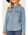 Idyllwind Women's Medium Wash Signature Turquoise Snap Button Western Shirt, Medium Wash, hi-res
