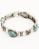 Image #2 - Shyanne Women's Ridge Canyon Turquoise Concho Bracelet Set - 5 Piece, Silver, hi-res