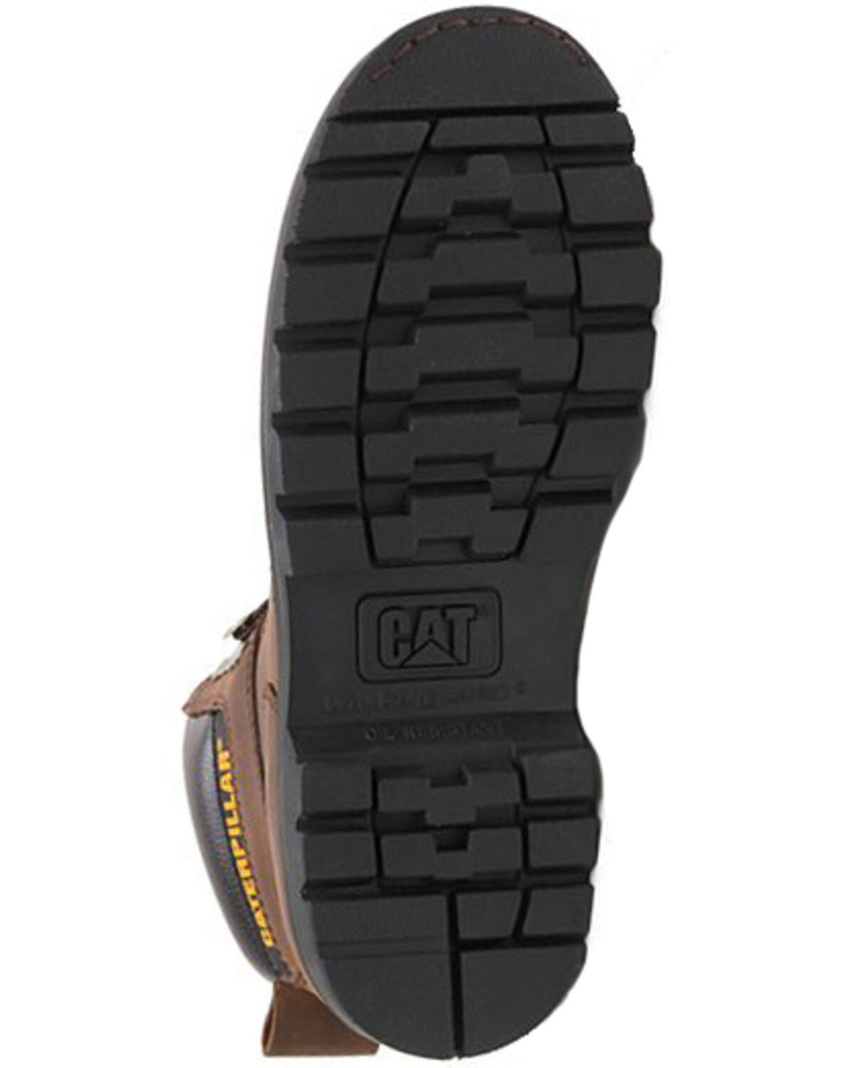 Image #6 - CAT Men's Second Shift Work Boots, Dark Brown, hi-res