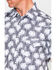 Image #4 - Rock & Roll Denim Men's Crinkle Washed Palm Print Short Sleeve Western Shirt, , hi-res