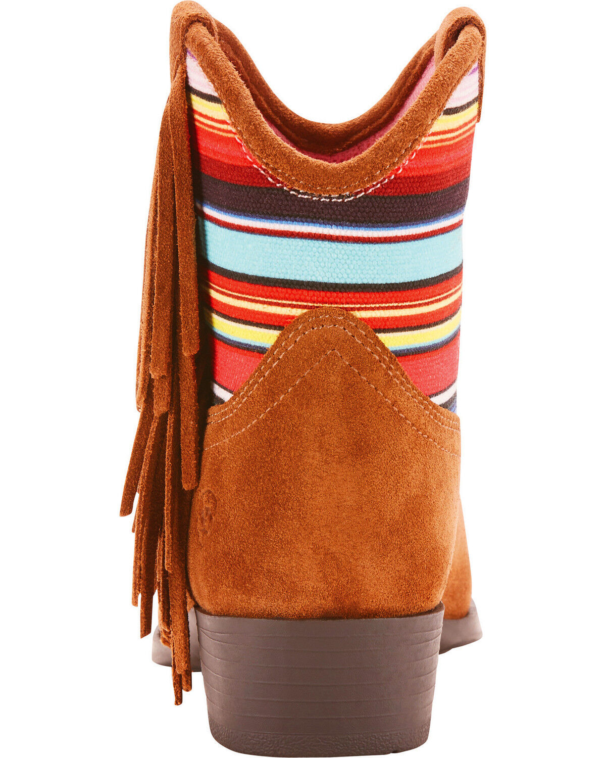 serape fringe heels