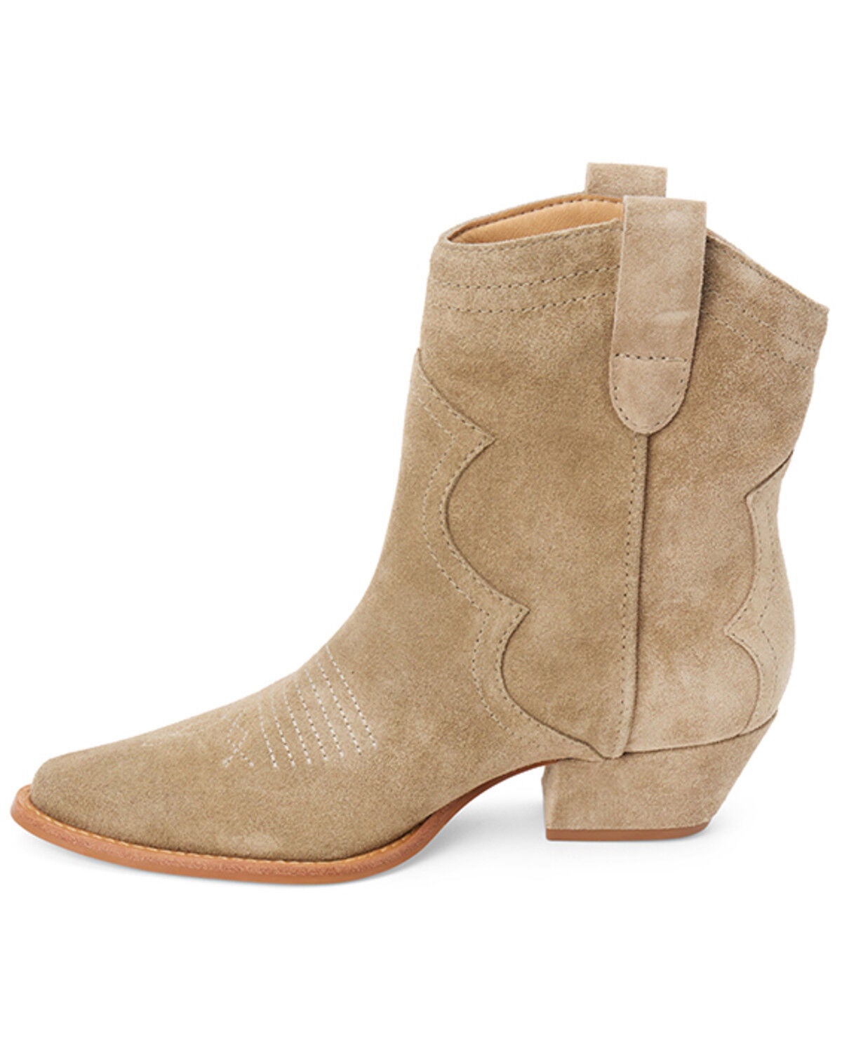 Image #3 - Matisse Women's Arlo Ankle Booties - Round Toe, Taupe, hi-res