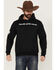 Image #1 - Smith & Wesson Men's Logo Flag Hooded Sweatshirt, , hi-res