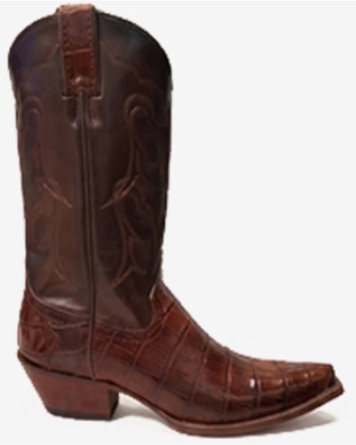 Image #1 - Shyanne Women's Aspen Exotic Alligator Western Boots - Snip Toe, Brown, hi-res