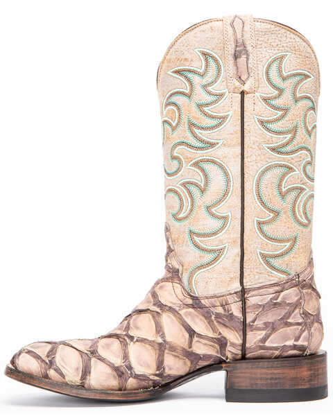 Image #3 - Shyanne Women's Exotic Pirarucu Western Boots - Square Toe, , hi-res
