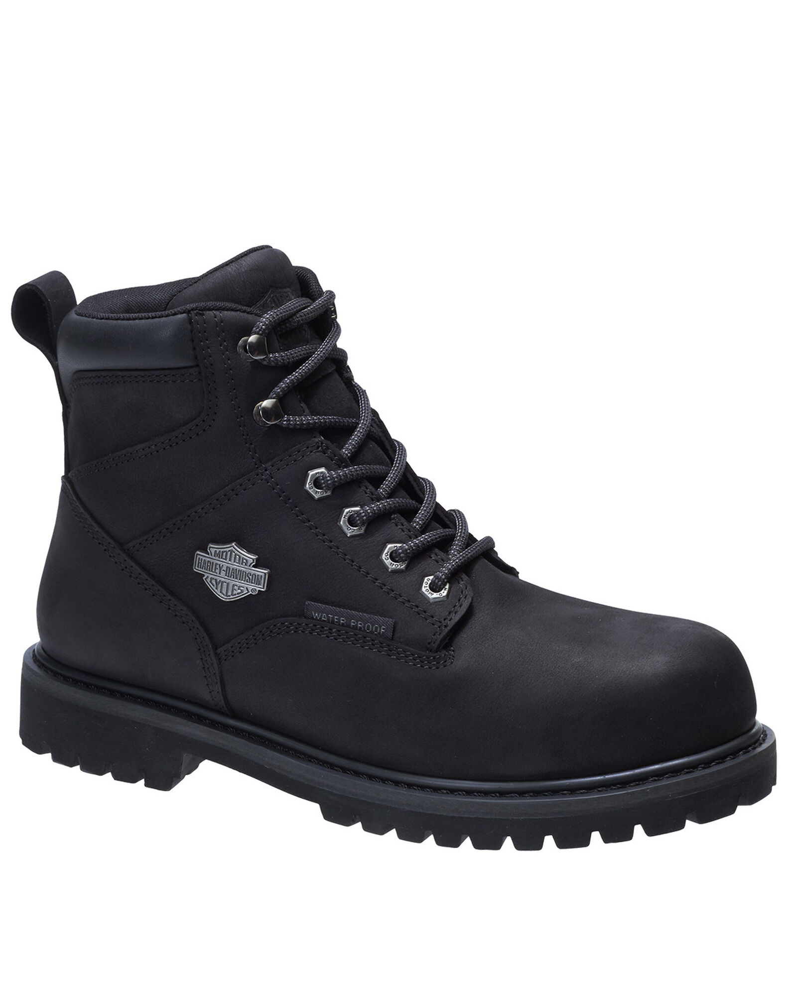 Harley Davidson Men s Gavern Black Waterproof Work Boots