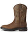 Ariat Men's Workhog Cottonwood Western Work Boots - Broad Square Toe , Brown, hi-res