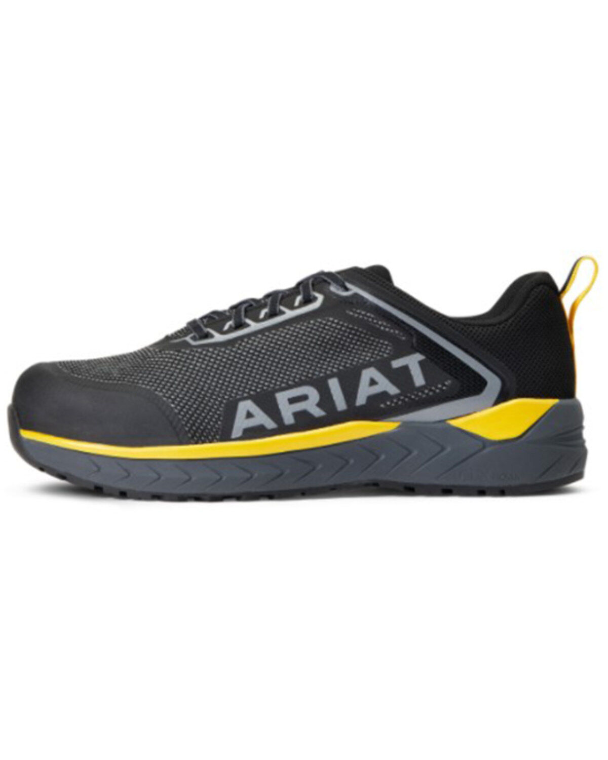 Image #2 - Ariat Men's Outpace SD Lace-Up Work Sneaker - Composite Toe, Charcoal, hi-res