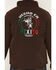 Image #3 - Cowboy Hardware Men's Hecho en Mexico Softshell Jacket, Dark Brown, hi-res