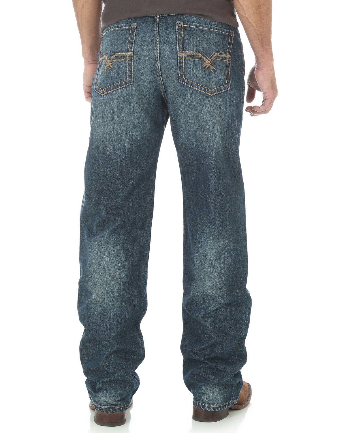 Wrangler 20X Men's No.33 Extreme Relaxed Fit Straight Jeans, Indigo, hi-res