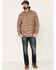 Image #2 - Pendleton Men's Camel Cascade Plaid Long Sleeve Western Shirt, Tan, hi-res